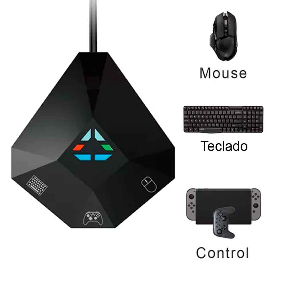 Adaptador de Teclado Mouse para Nintendo Switch, PS4, PS3, Xbox One/360 dobe
