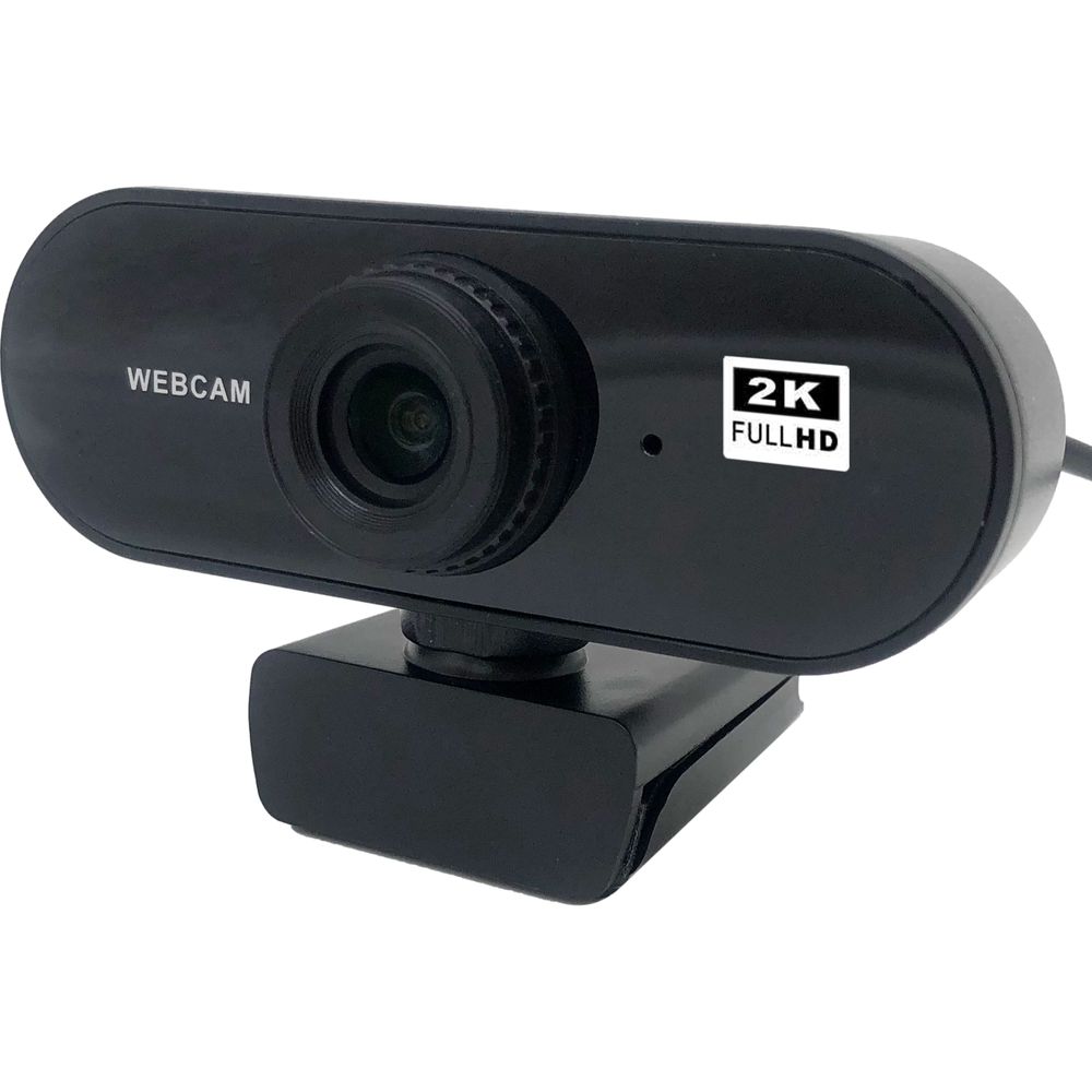 Webcam 2K 1440p QHD Solo Video Sin Micrófono Ideal Laptop Negro