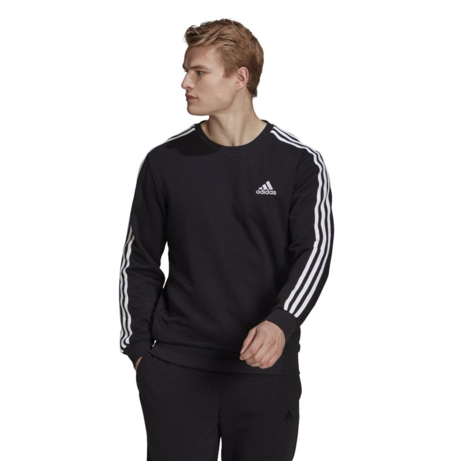 para Hombre Adidas M 3S Ft Swt Negro | - Oechsle
