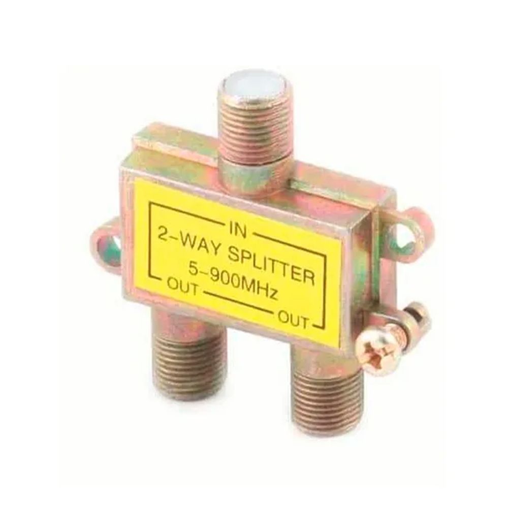 Splitter Divisor Cable Coaxial 2 Salidas Fulgore FU0630