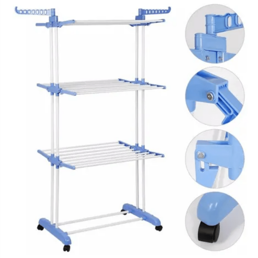 Tendedero Plegable de 3 Niveles