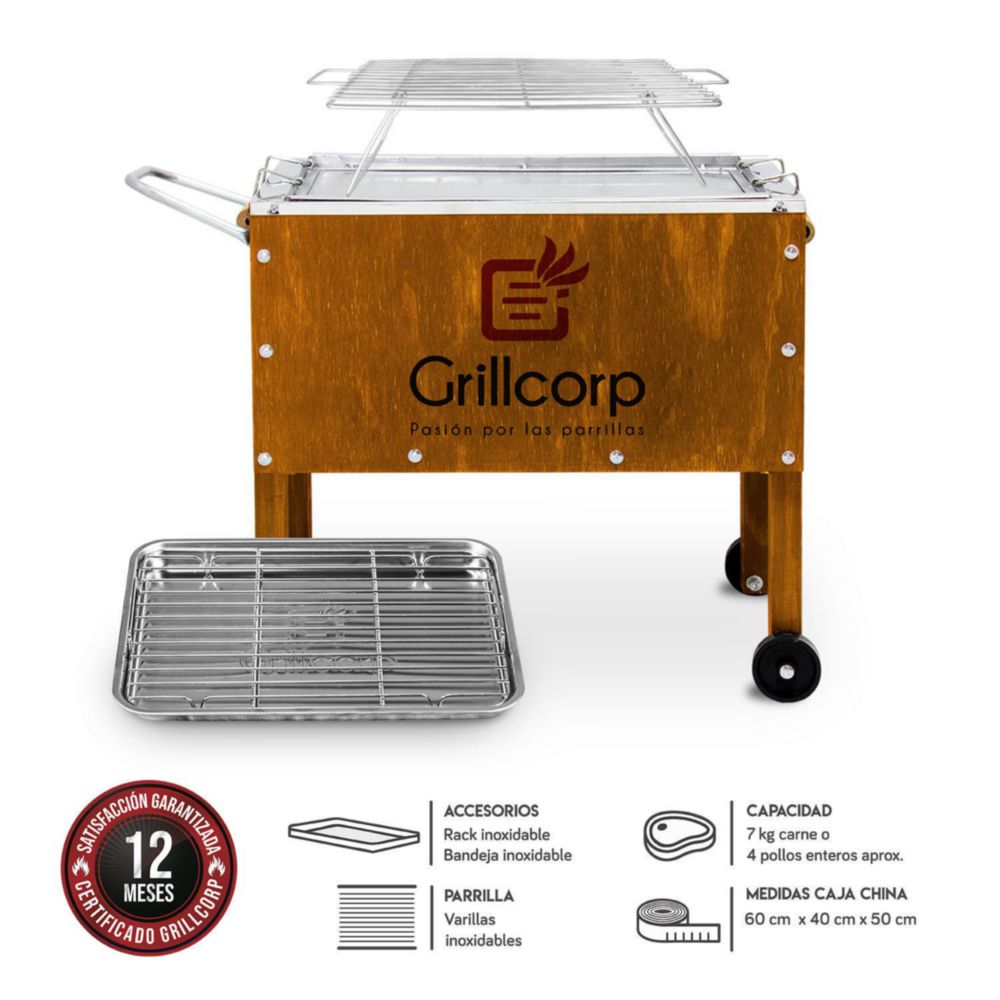 Caja China Junior Premium + Parr Varillas Inoxidables