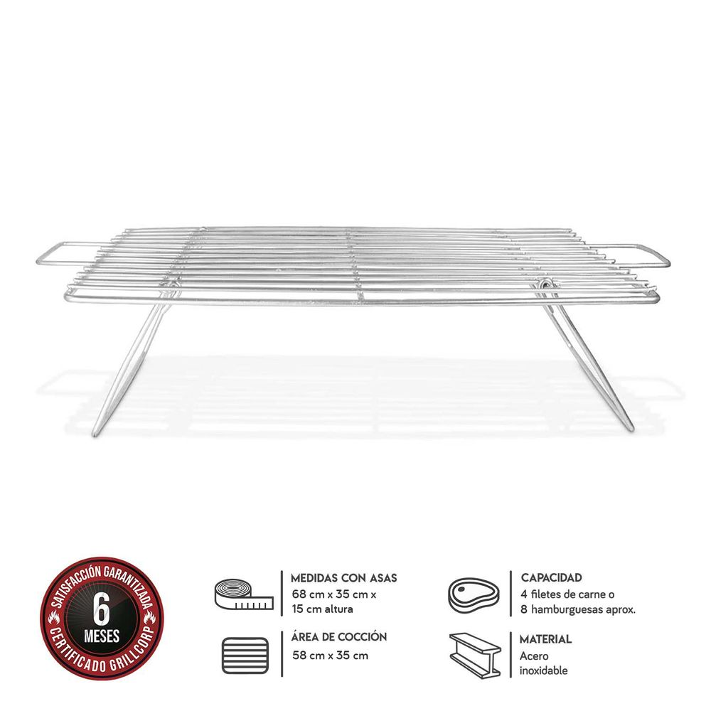 Parrilla De Varillas Mediana Inoxidable