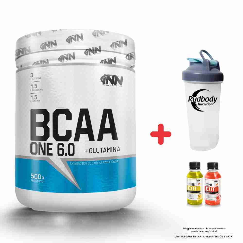 Aminoácidos Innovate Nutrition Bcaa One 500gr Fruit Punch y