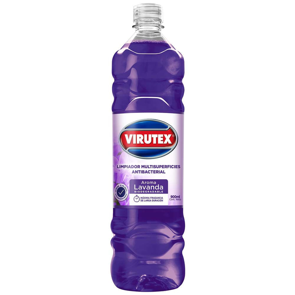 Limpiador Multisuperficies Antibacterial VIRUTEX Lavanda Botella 900ml