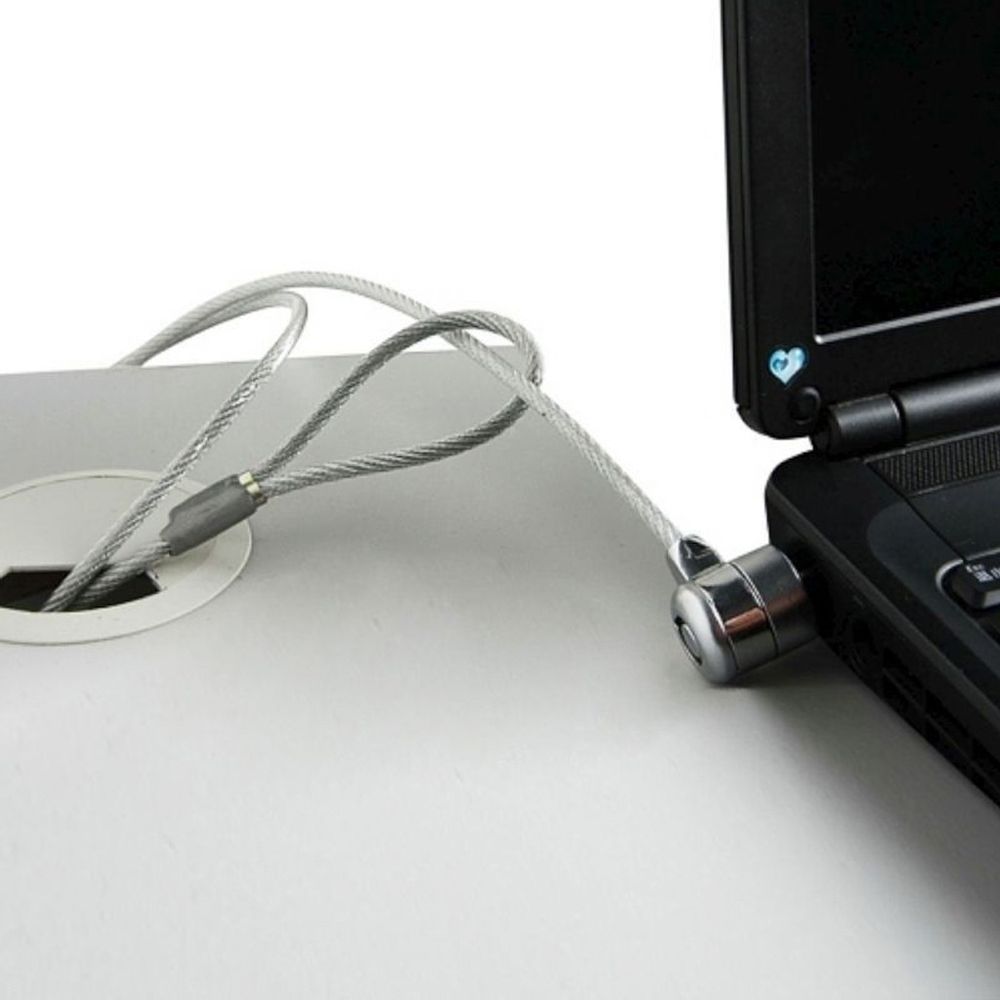 Dolor Descompostura Maravilloso Cable Candado de Acero con llave para Laptop Notebooks Fk | Oechsle -  Oechsle