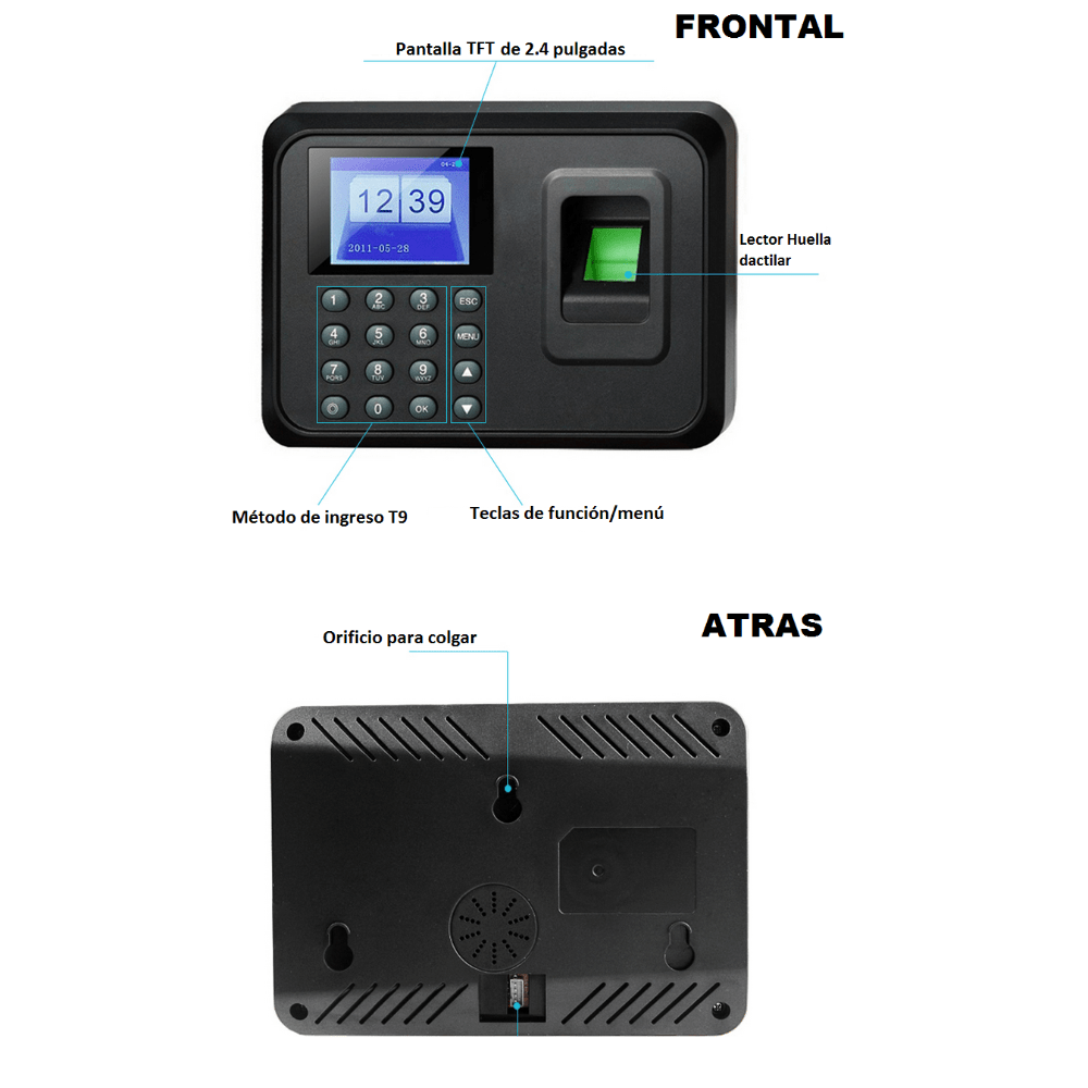 Control De Asistencia con Lector De Huella Digital