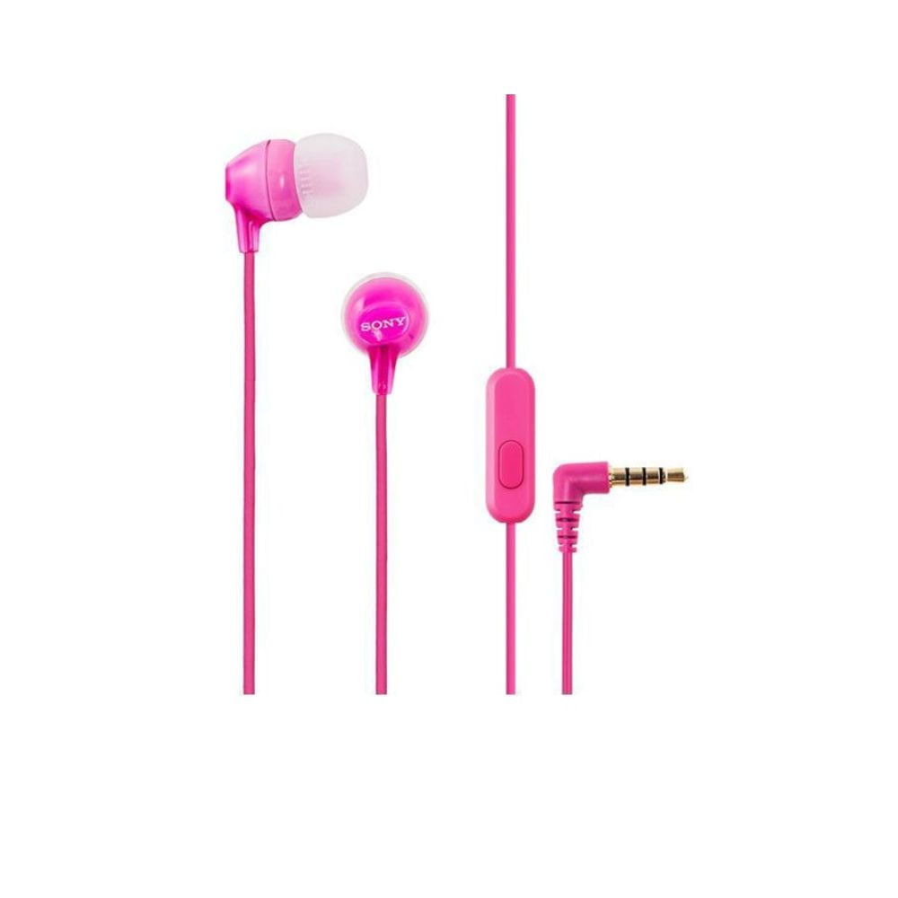 Audífono Sony MDR EX15AP con Micrófono Color Rosado