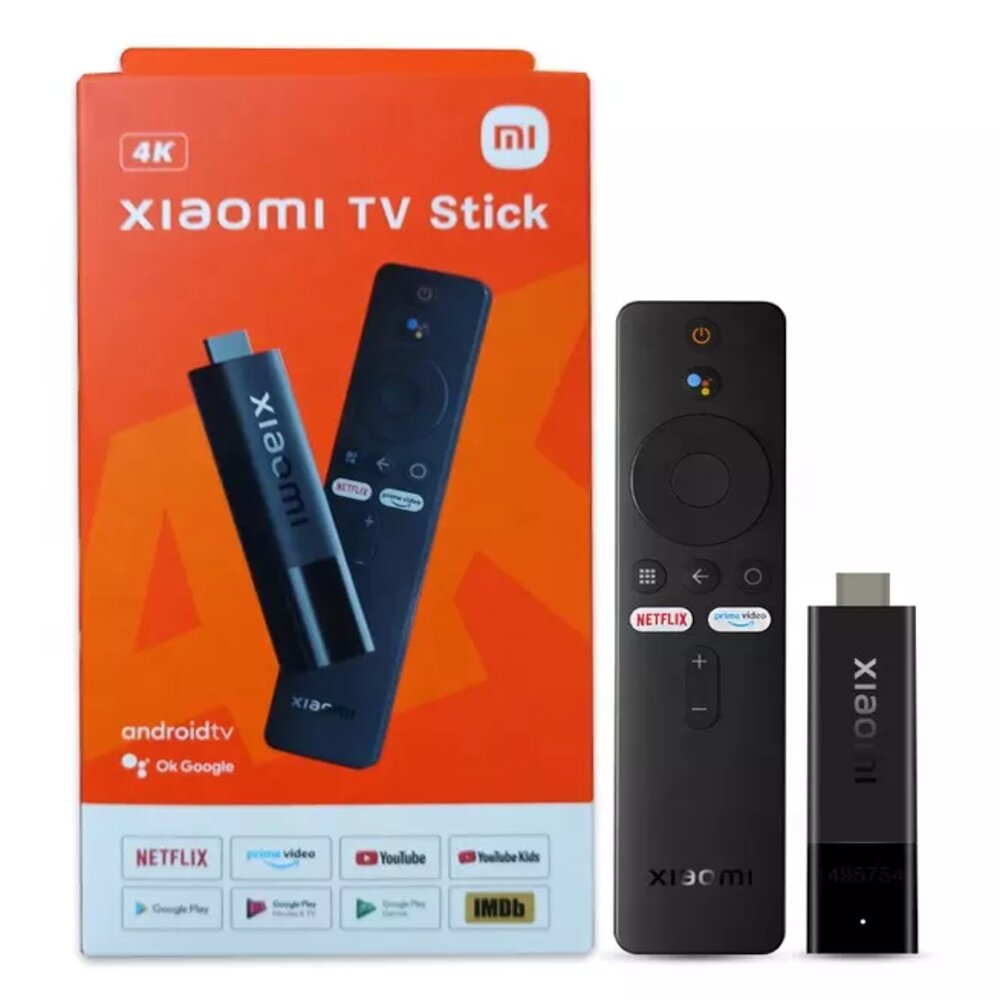 Xiaomi TV Stick 4K Reproductor Portátil + Mando.-Centro Hogar Sánchez