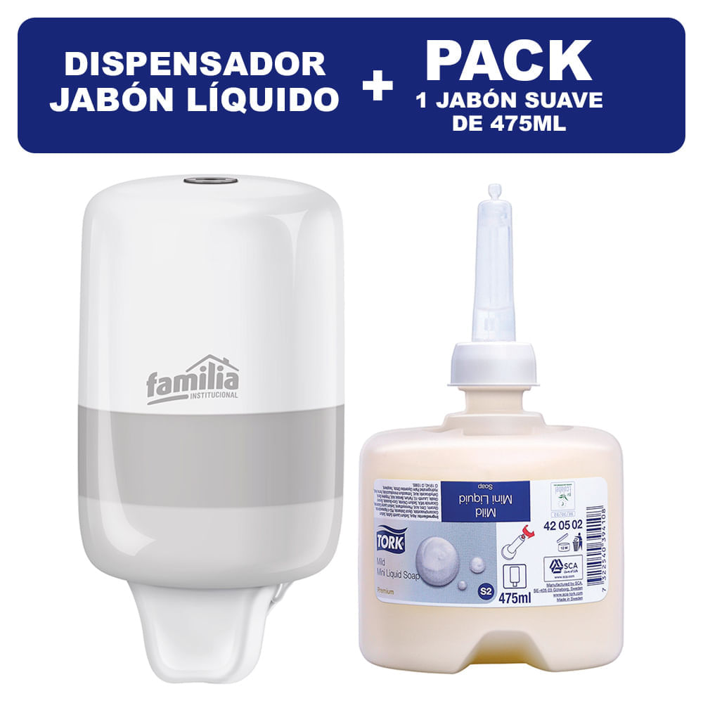 Dispensador de jabón líquido básico 1 litro - Promart