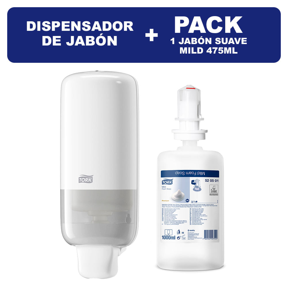 Dispensador de jabón líquido básico 1 litro - Oechsle