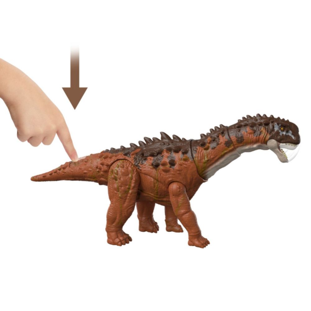 Dinosaurio Jurassic World Hdx50 Ampelosaurus Acción Masiva  -  Oechsle