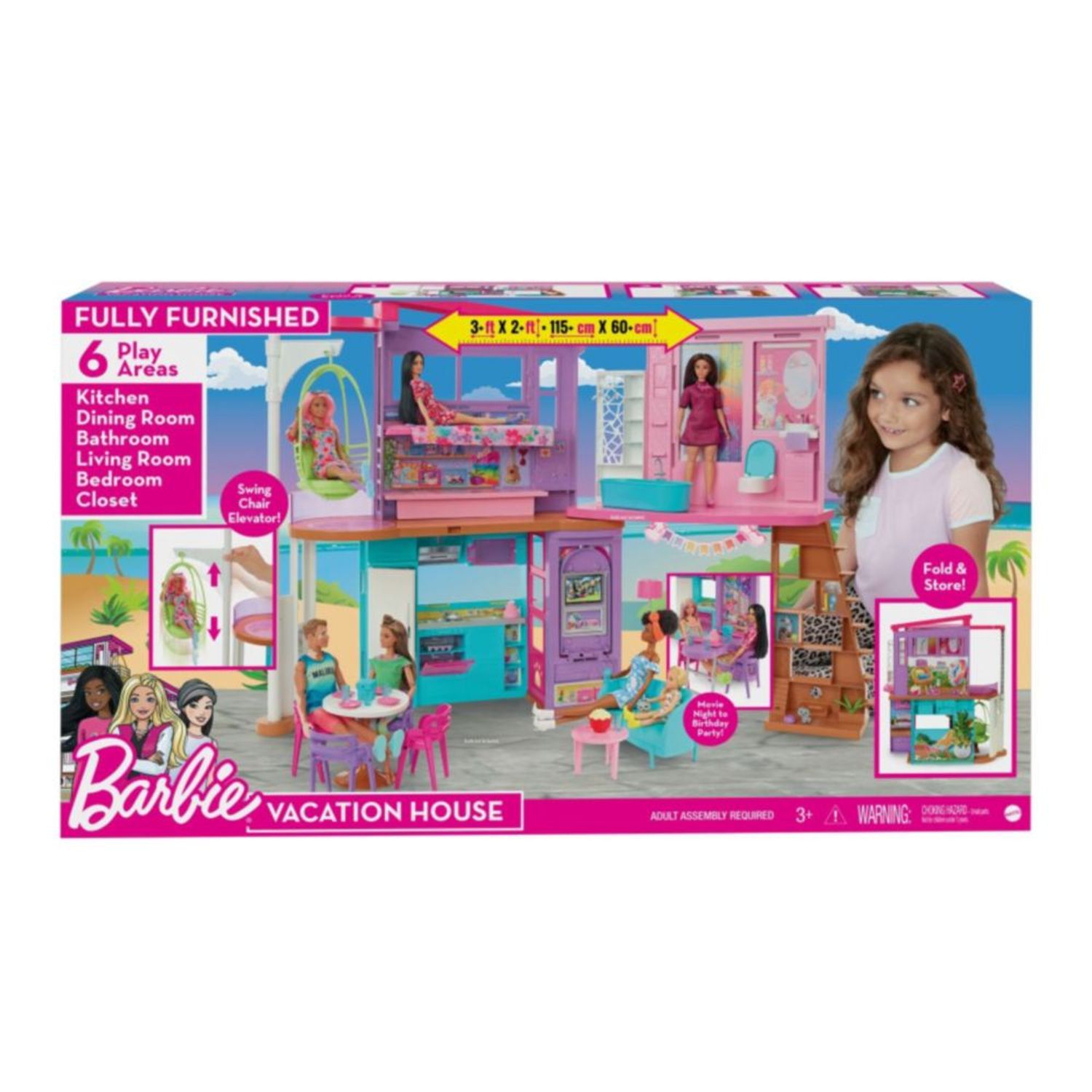 Casa De Muñeca Barbie Hcd50 Malibu | Oechsle.pe - Oechsle