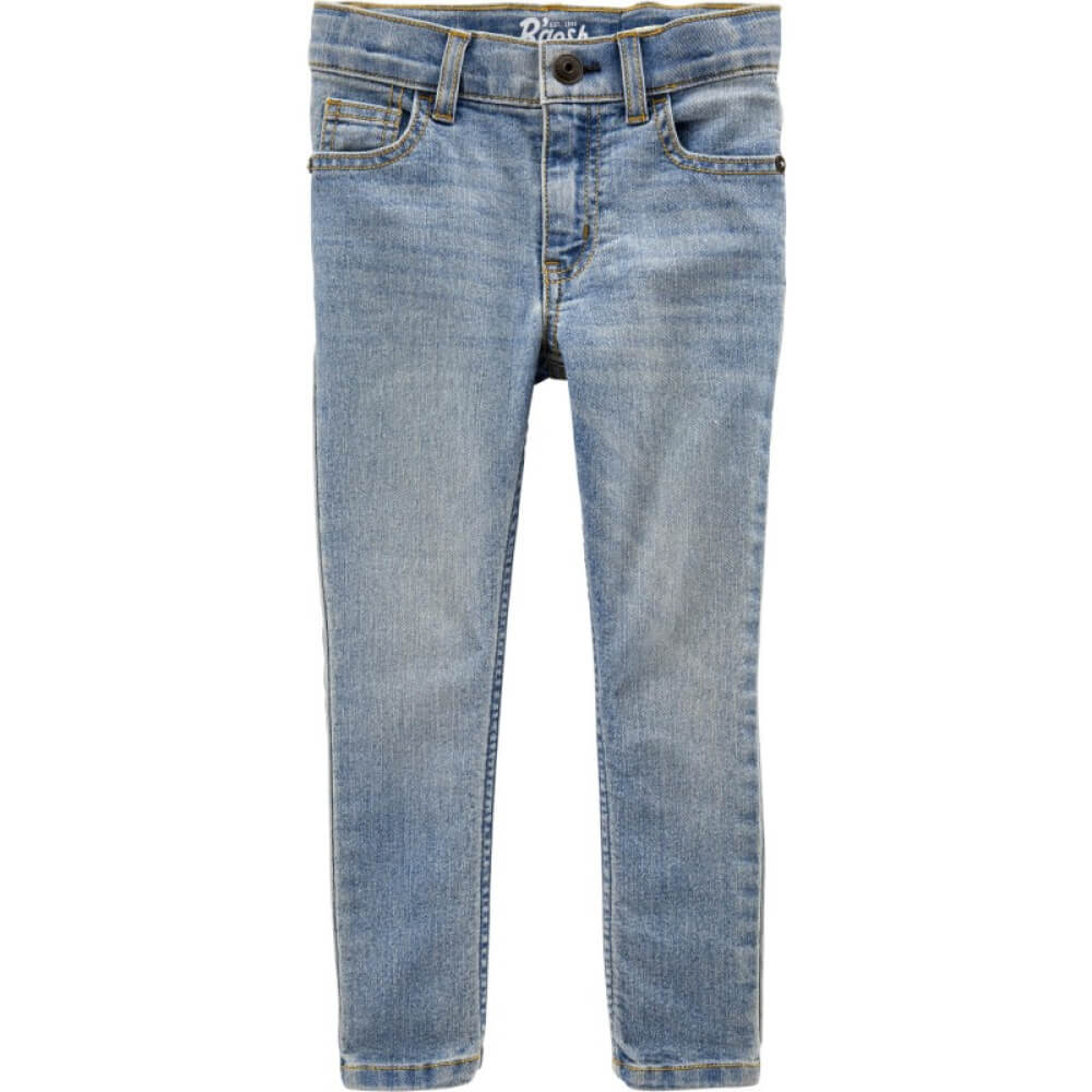 Pantalon Jeans Pitillo Oshkosh Sun Faded Light Wash para Bebe Nino de 12 a 18 Meses Oechsle Oechsle