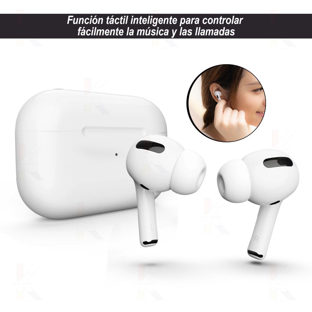 Audifonos Airpods pro generico - case con carga inalámbrica - Promart