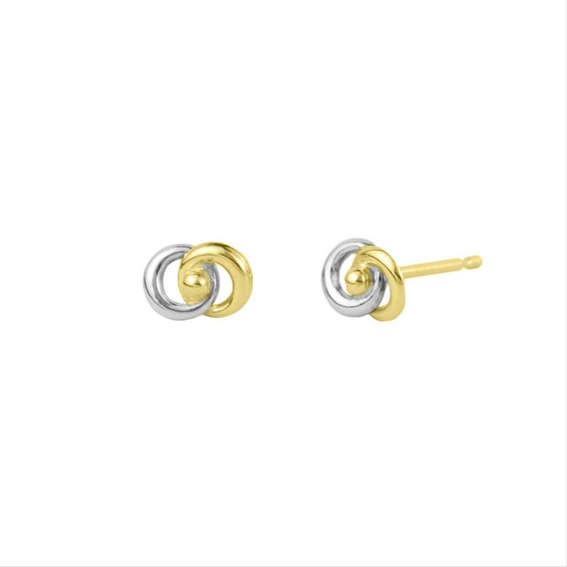 Aretes Nudo Oro 18k BALIQ