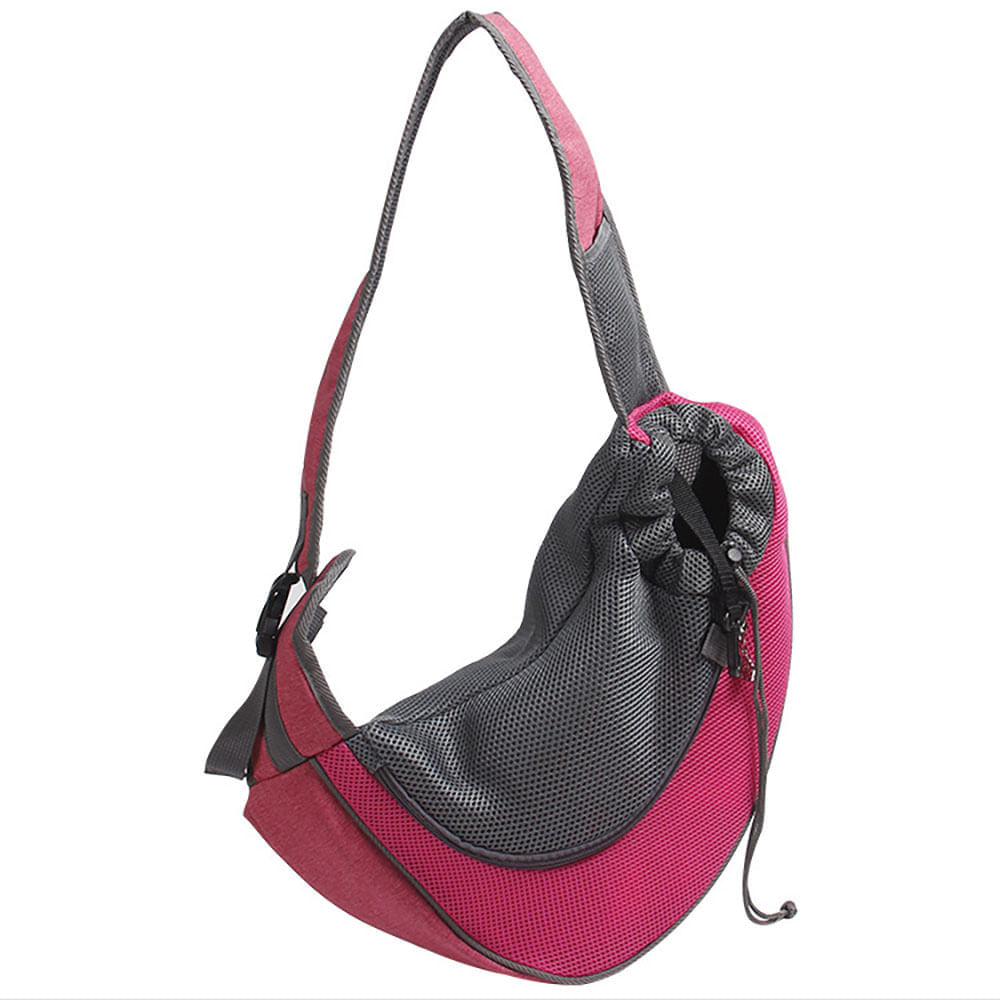 Morral Portable para Mascotas Rosado
