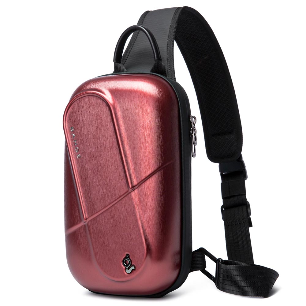 Morral Bange Futurista Metalico Rojo