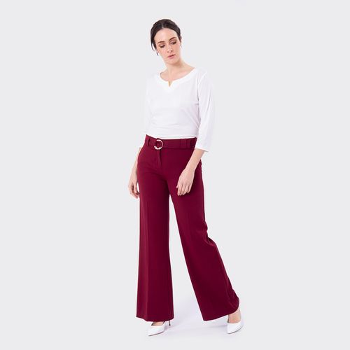 Pantalon Palazzo Con Cinturon Oechsle Oechsle