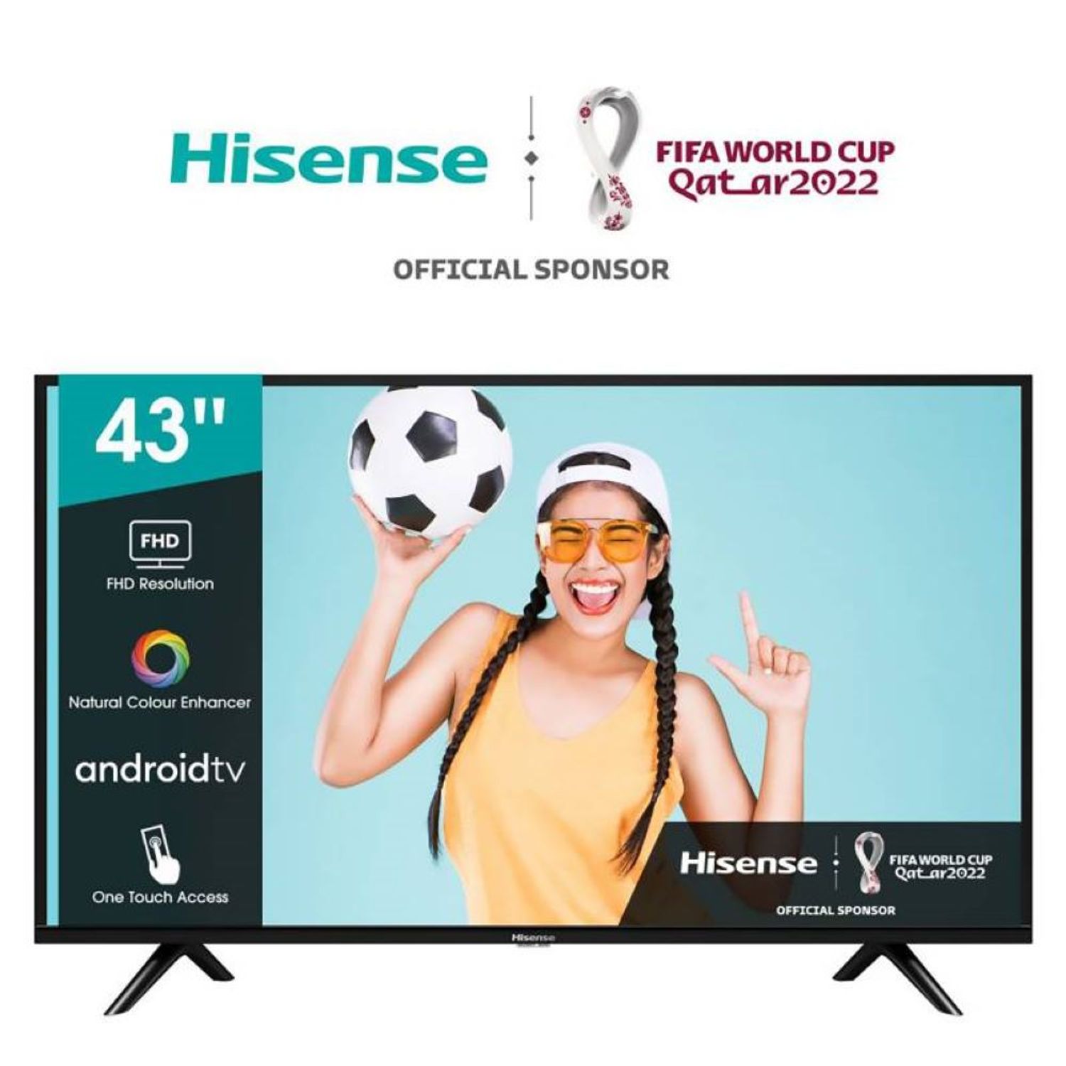 Televisor Hisense Led 43 Full HD Android Smart Tv 43E5610FS