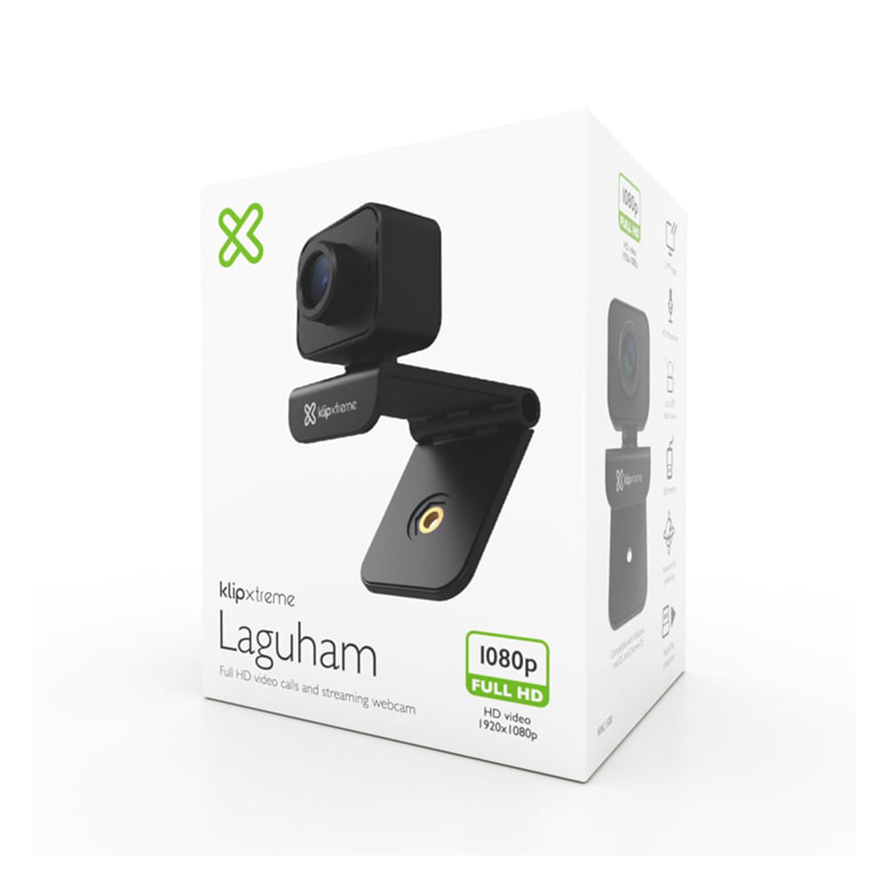 Cámara web Klip Xtreme Lagunham KWC 500 Full HD con Micrófono