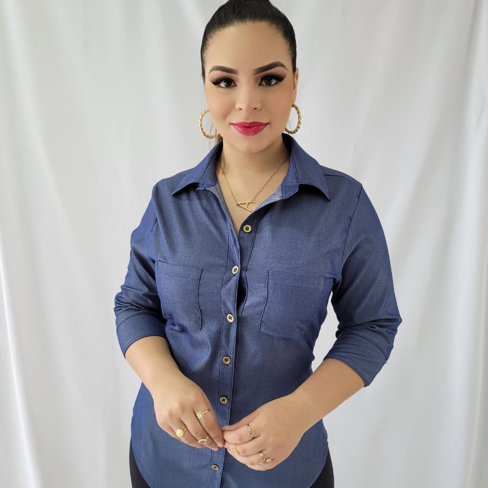 Camisas Blusas En Chambray Para NiÃ±as Chambray Camisa De Yin Para