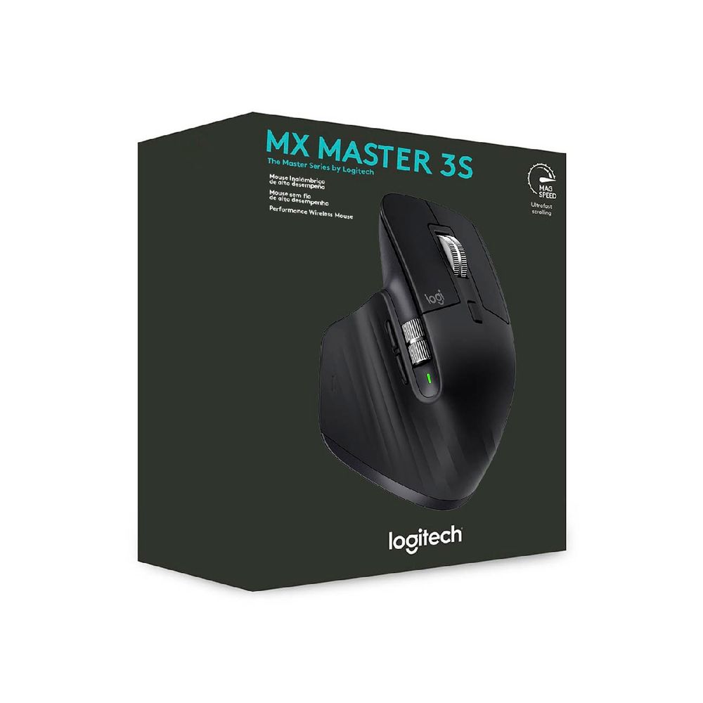 Logitech MX Master 3S Performance Ratón Inalámbrico 8000 DPI Blanco