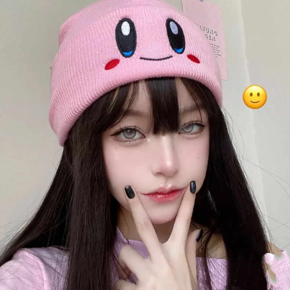 Beanie Gorro para Mujer de Lana Chullo Kirby Pokemon Moda Asiatica |  Oechsle - Oechsle