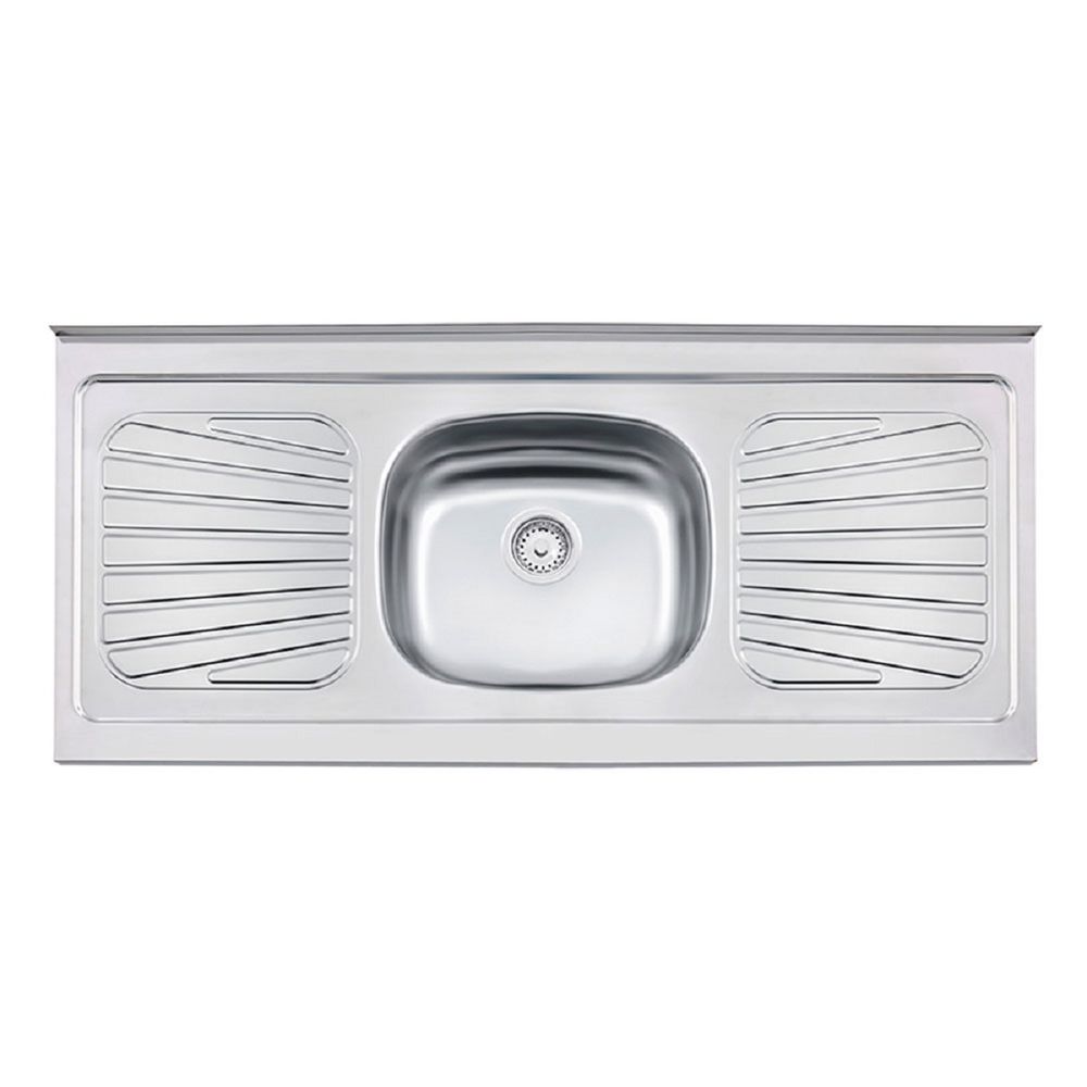 Lavadero Para Cocina Madesa De Acero Inoxidable 120 X 52 Cm