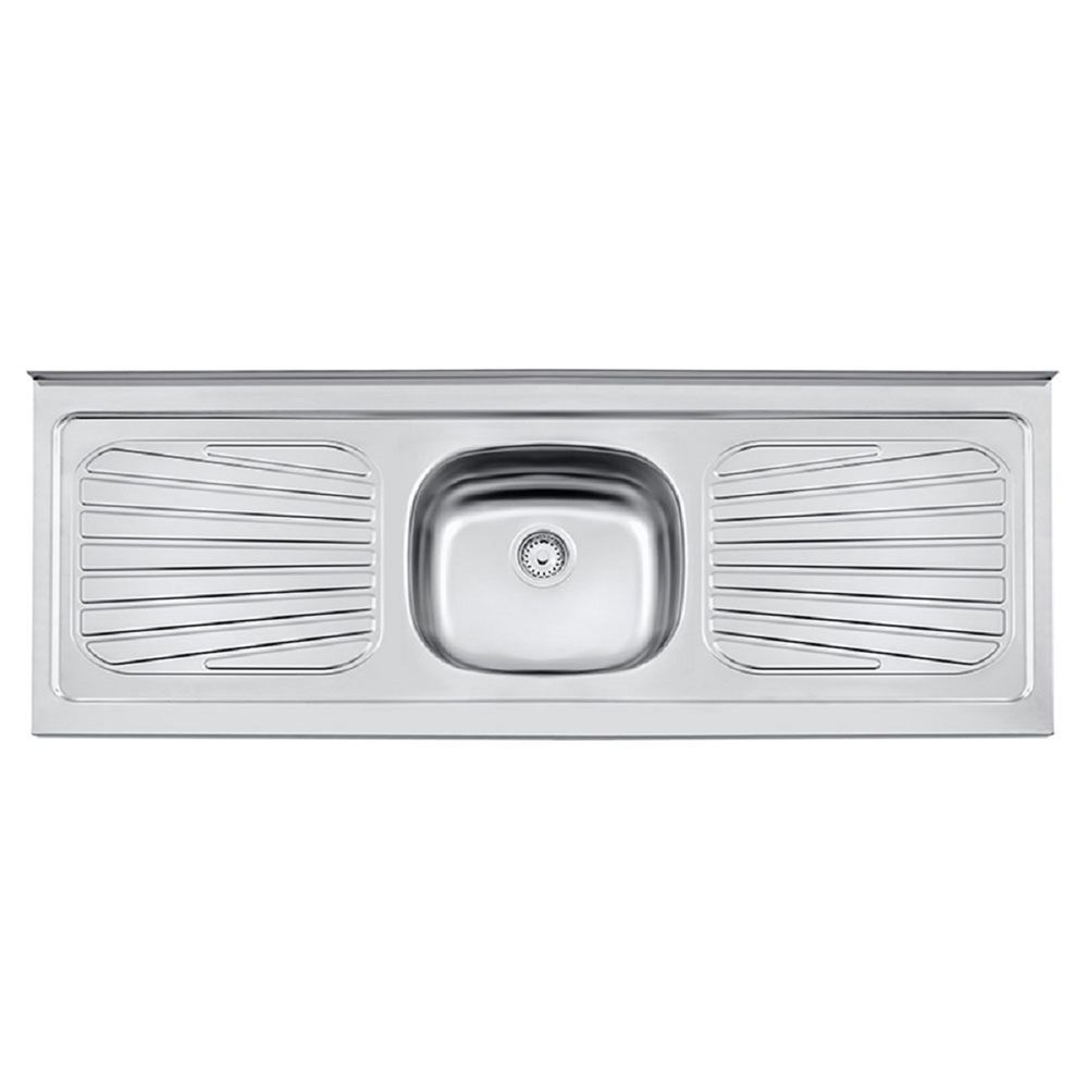 Lavadero Para Cocina Madesa De Acero Inoxidable 150 X 52 Cm