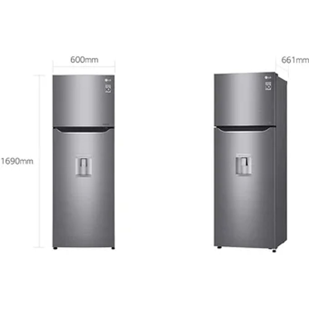 Refrigeradora LG Top Freezer con Door Cooling 312 Litros GT32WPPDC