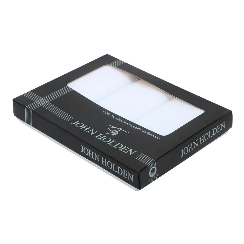 Pack x3 Pañuelos John Holden hombre - Blanco