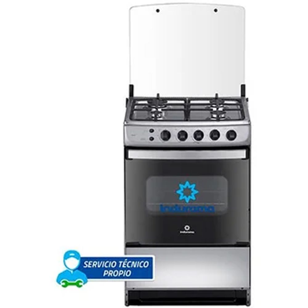 Indurama Cocina de pie 4 Hornillas Viena