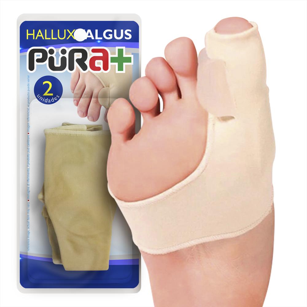 Par Separador Silicona Protector del Dedos Pie Hallux Valgus - Promart