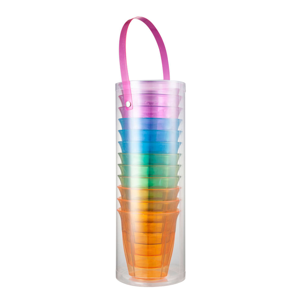 Set de Vasos Plásticos VIVA HOME 12 Piezas