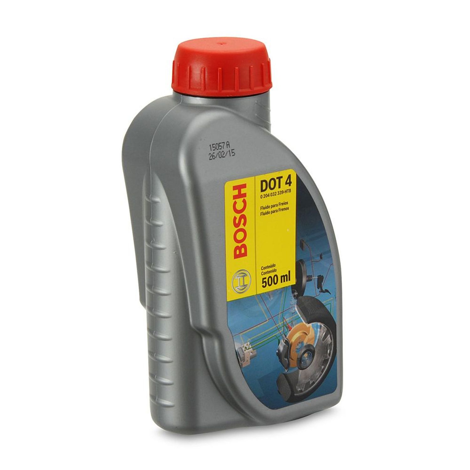 Liquido para Frenos DOT4 500 ml.