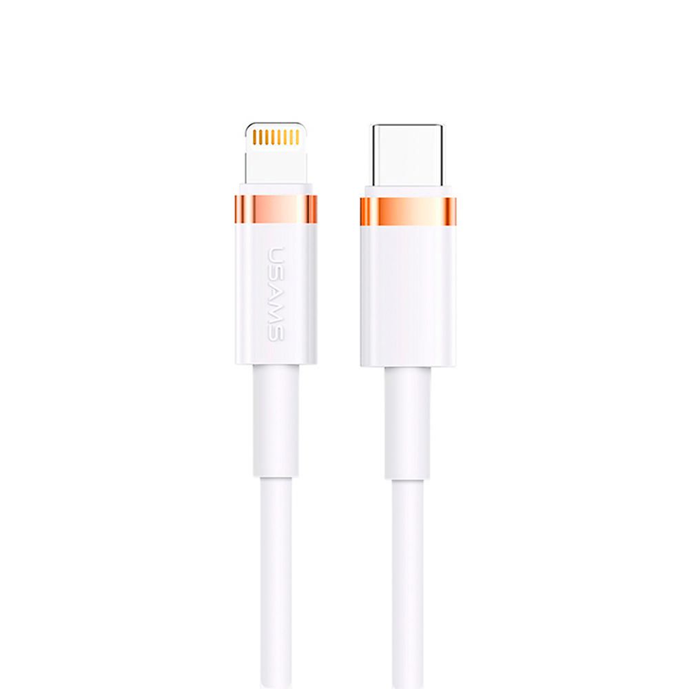 Cable Celular iPhone a Type-C 20W PD 2m U63 Blanco