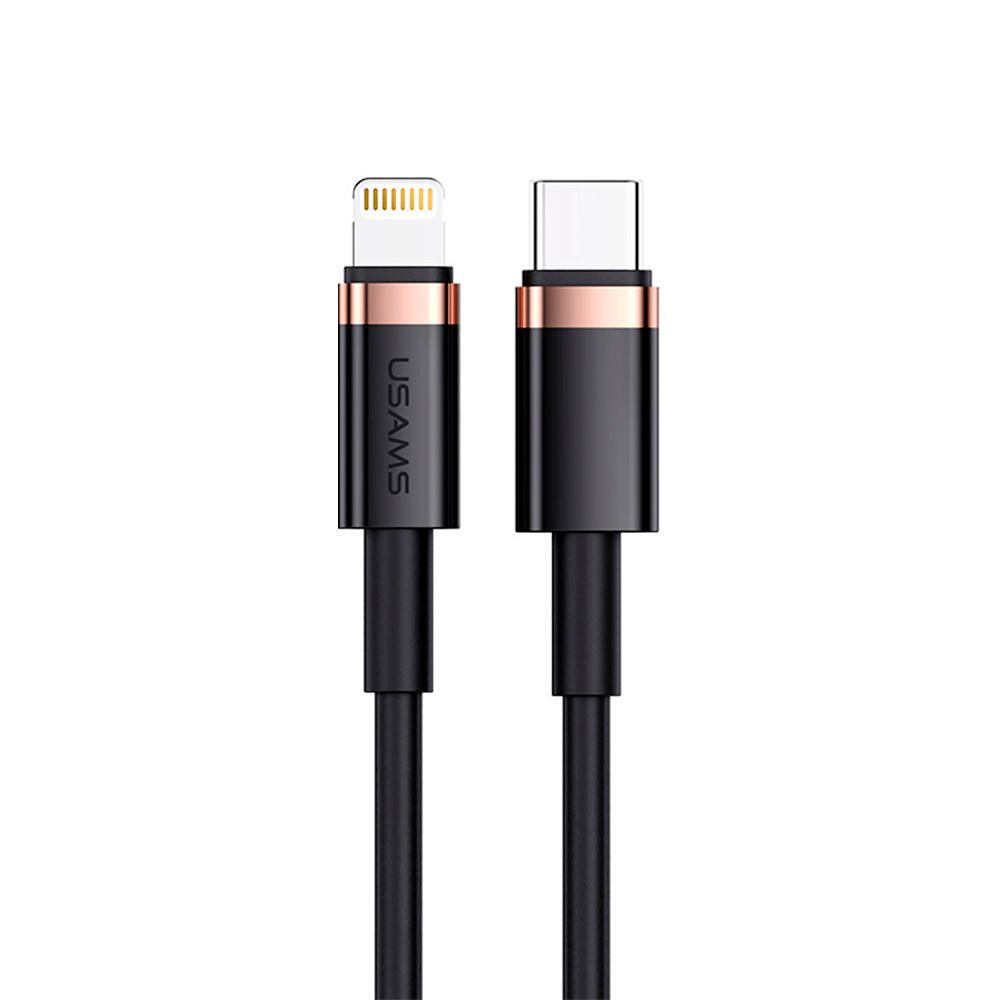 Cable Celular iPhone a Type-C 20W PD 2m U63 Negro