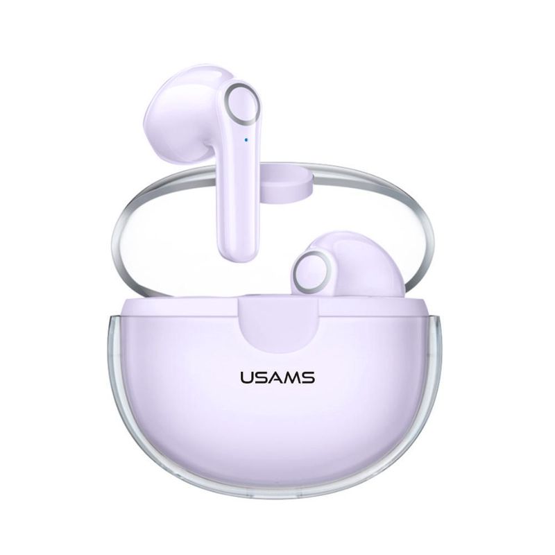 Audífono USAMS BU12 Earbuds Touch TWS Bluetooth 5.1 Lila