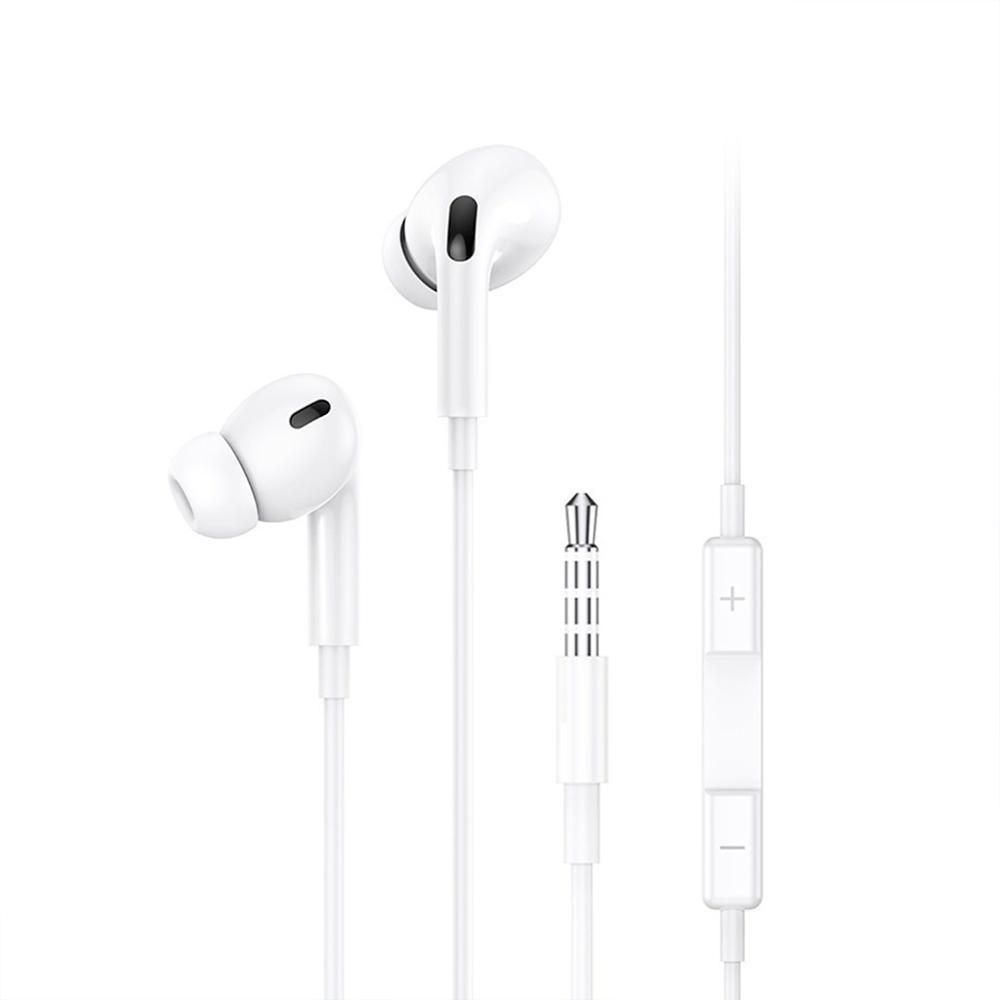 Audifono celular HandsFree 3.5mm EP41 1.2m Blanco