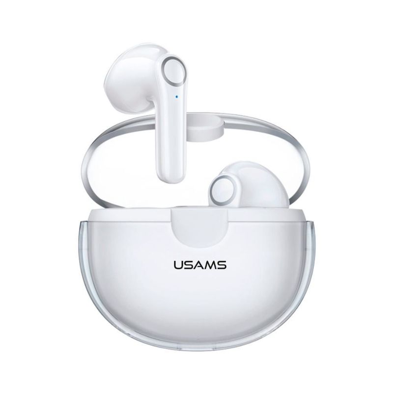 Audífono USAMS BU12 Earbuds Touch TWS Bluetooth 5.1 Blanco