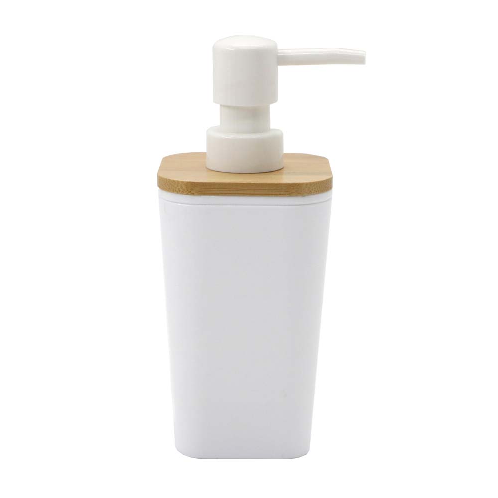 Dispensador de Jabón Haya Orange Blanco Plástico/Madera