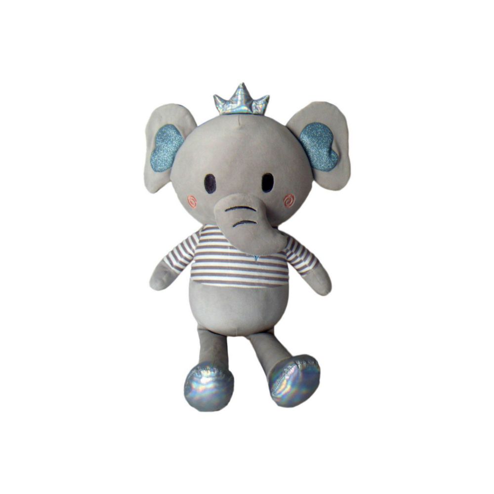 Peluche Elefante Azul 50cm Pk1053