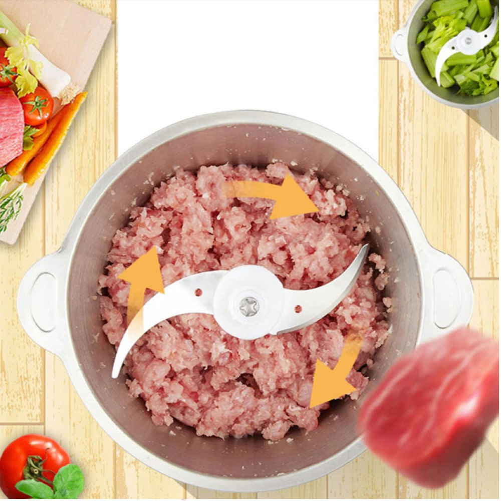 Procesador Picador Carne Alimentos Acero Inox