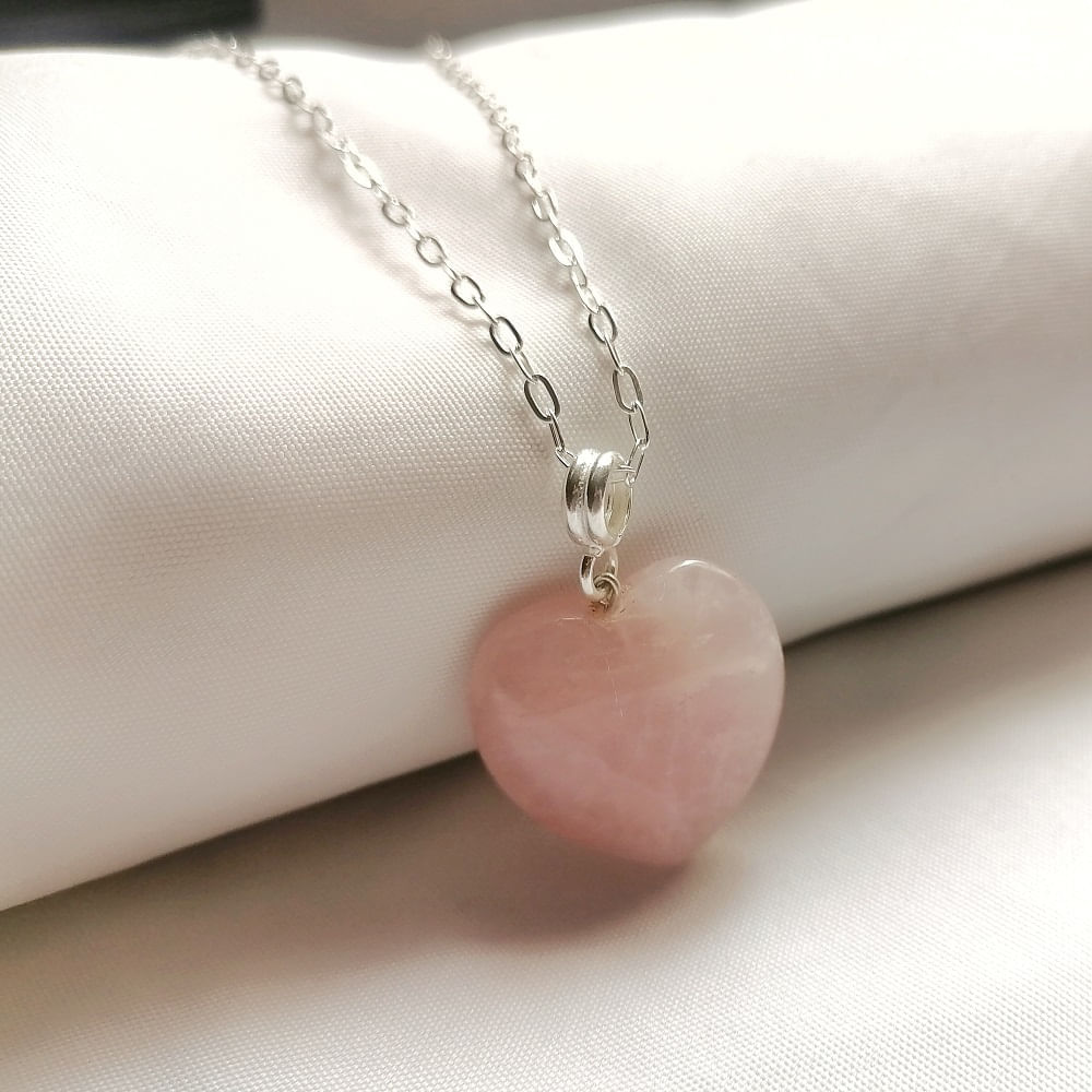 Collar Cuarzo Rosa