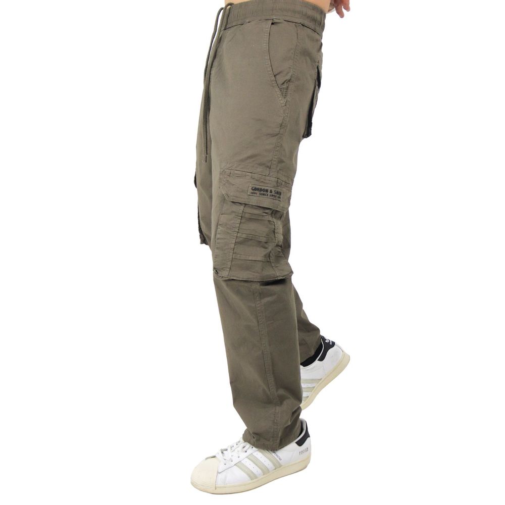 Pantal n Drill Cargo para Hombre Bruce G S Color Verde Talla 34