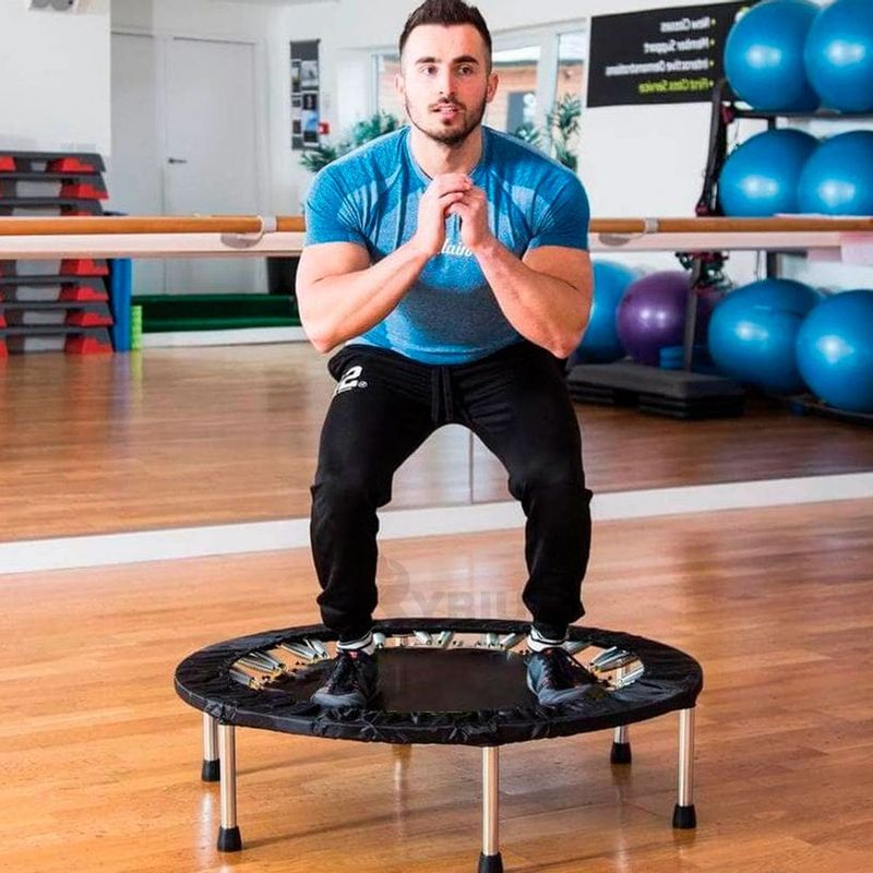 Trampolín Deportivo Fitness, el Trampolín para Ejercicios con Parante de  120 kg Plegable