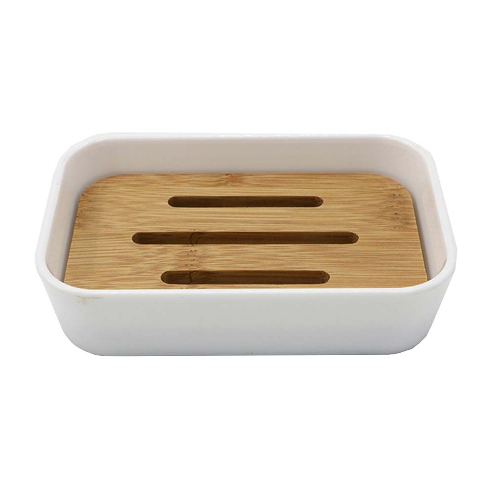 Jabonera de Plástico/Madera Haya Orange Modelo Haya Blanco