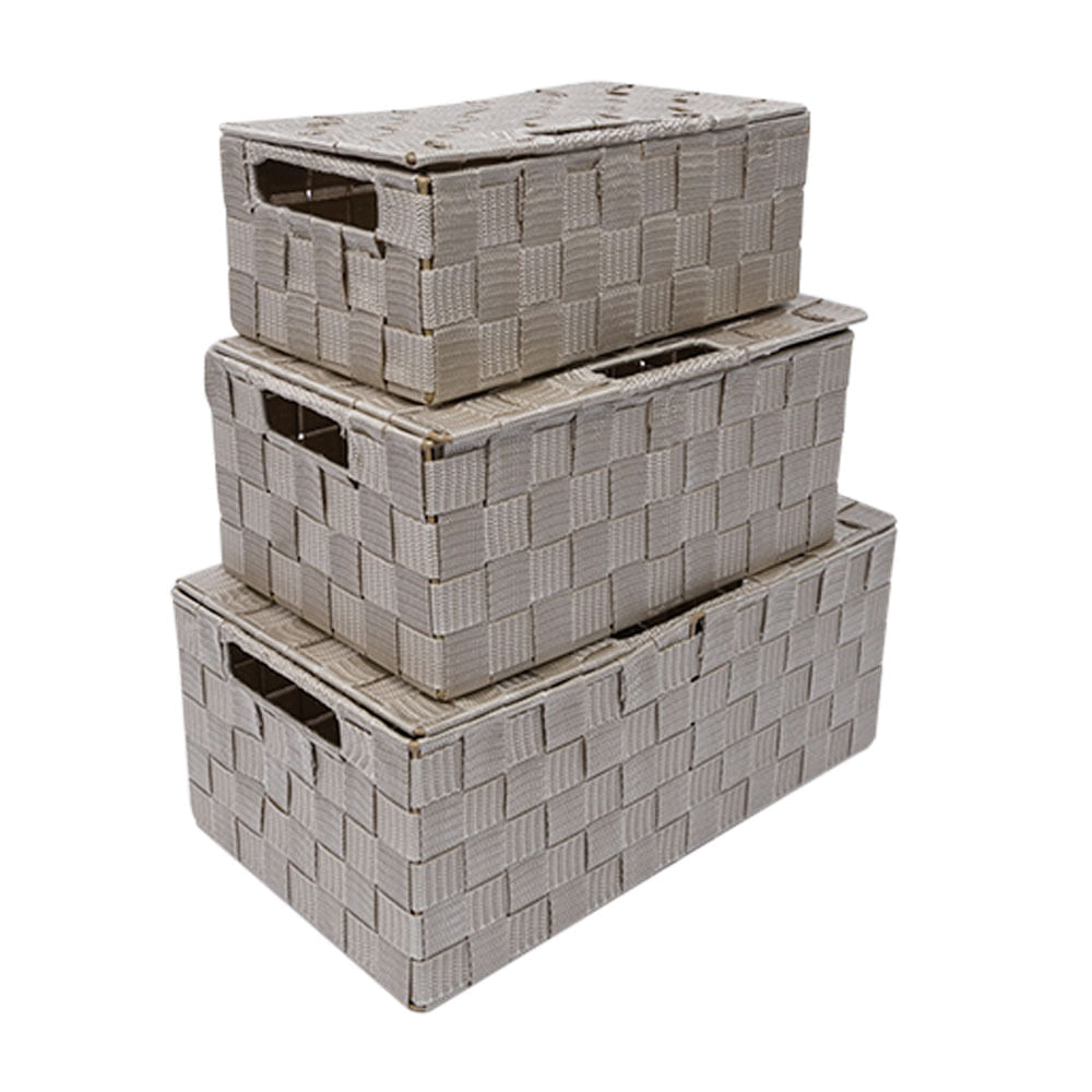 Set x 3 cestas Domino Bg Orange