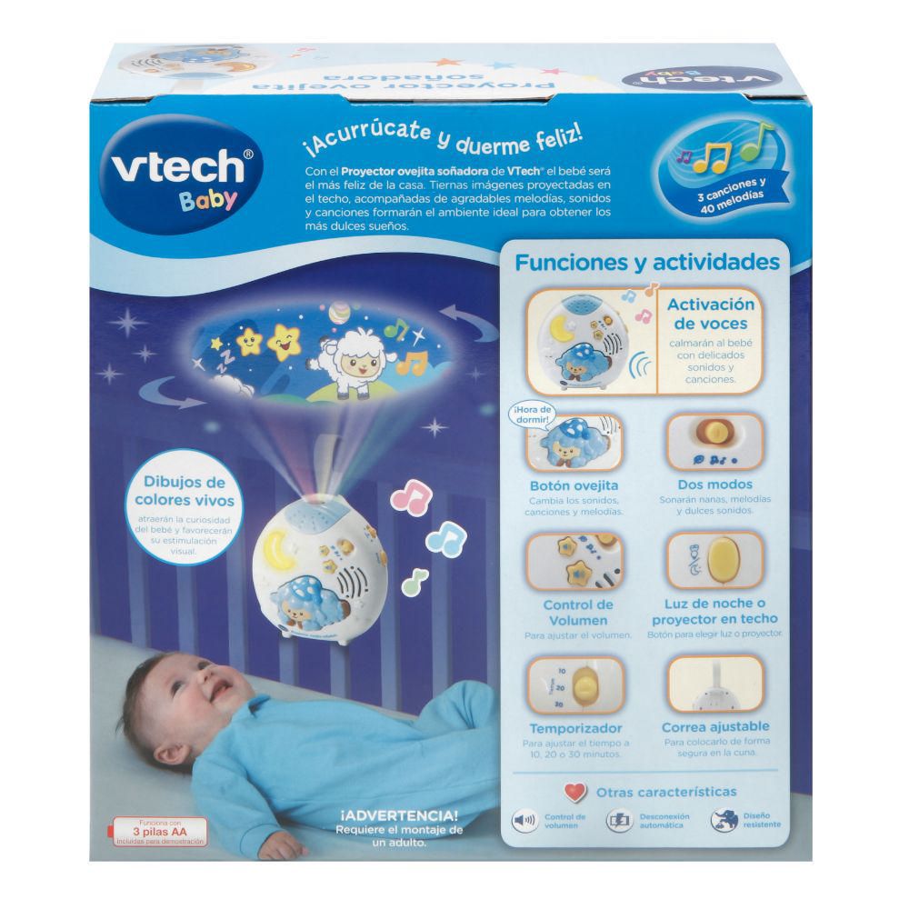 VTech - Ovejita dulces sueños, proyector para bebés - Juguetes